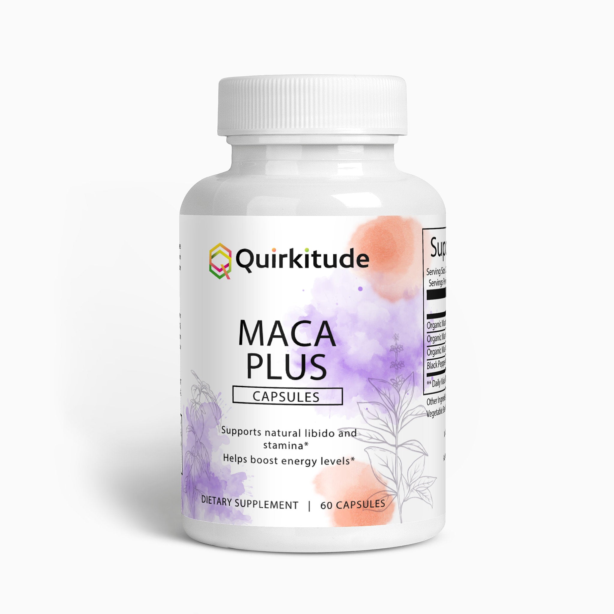 Natural Hormone Balance Supplement Maca Plus | Quirkitudes