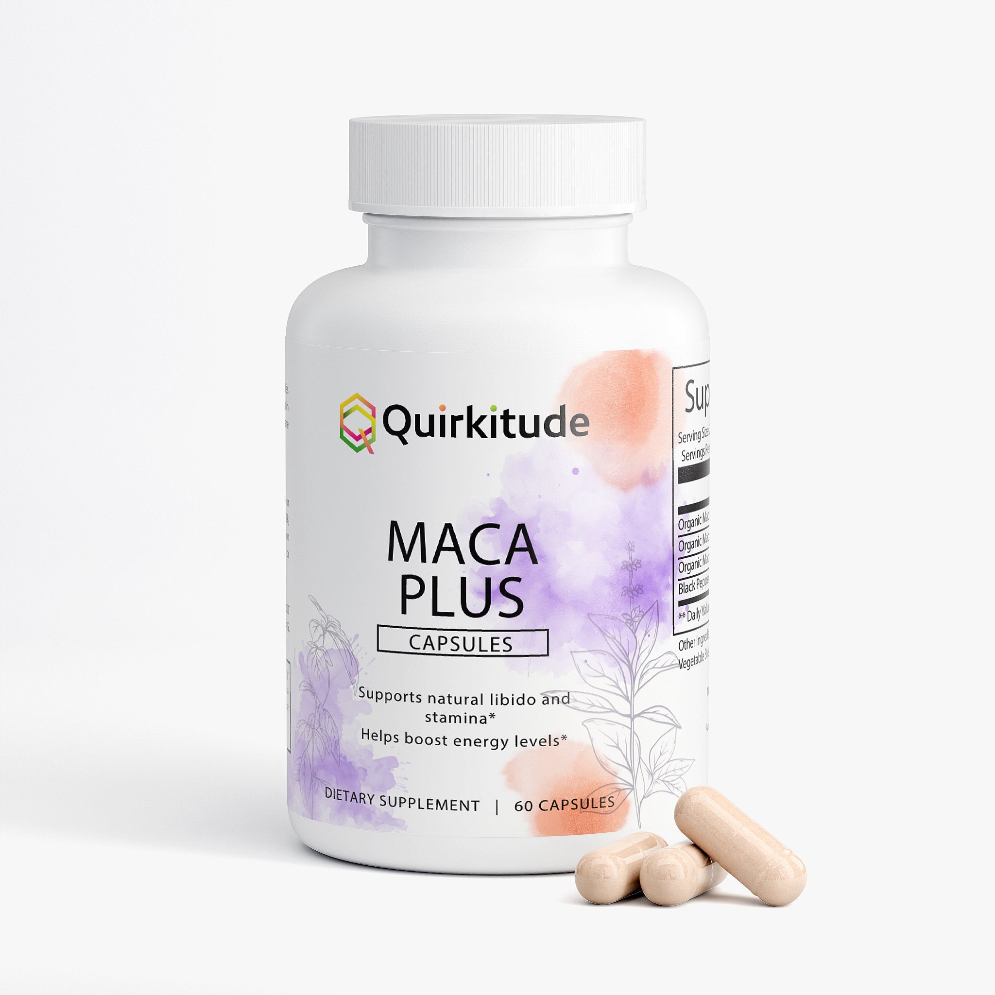 Natural Hormone Balance Supplement Maca Plus | Quirkitudes
