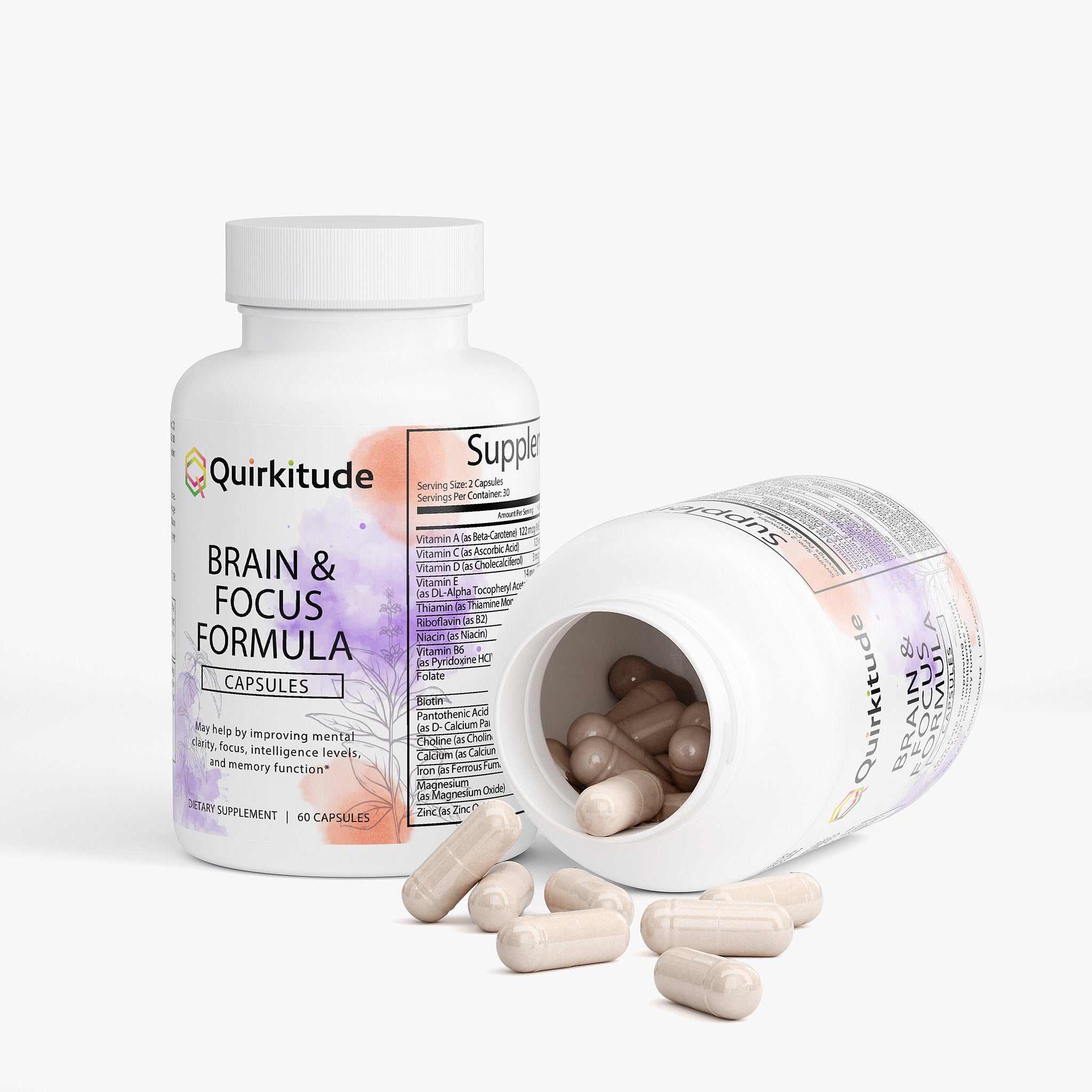 Supplements for Neurodivergent Adults Focus | Quirkitudes