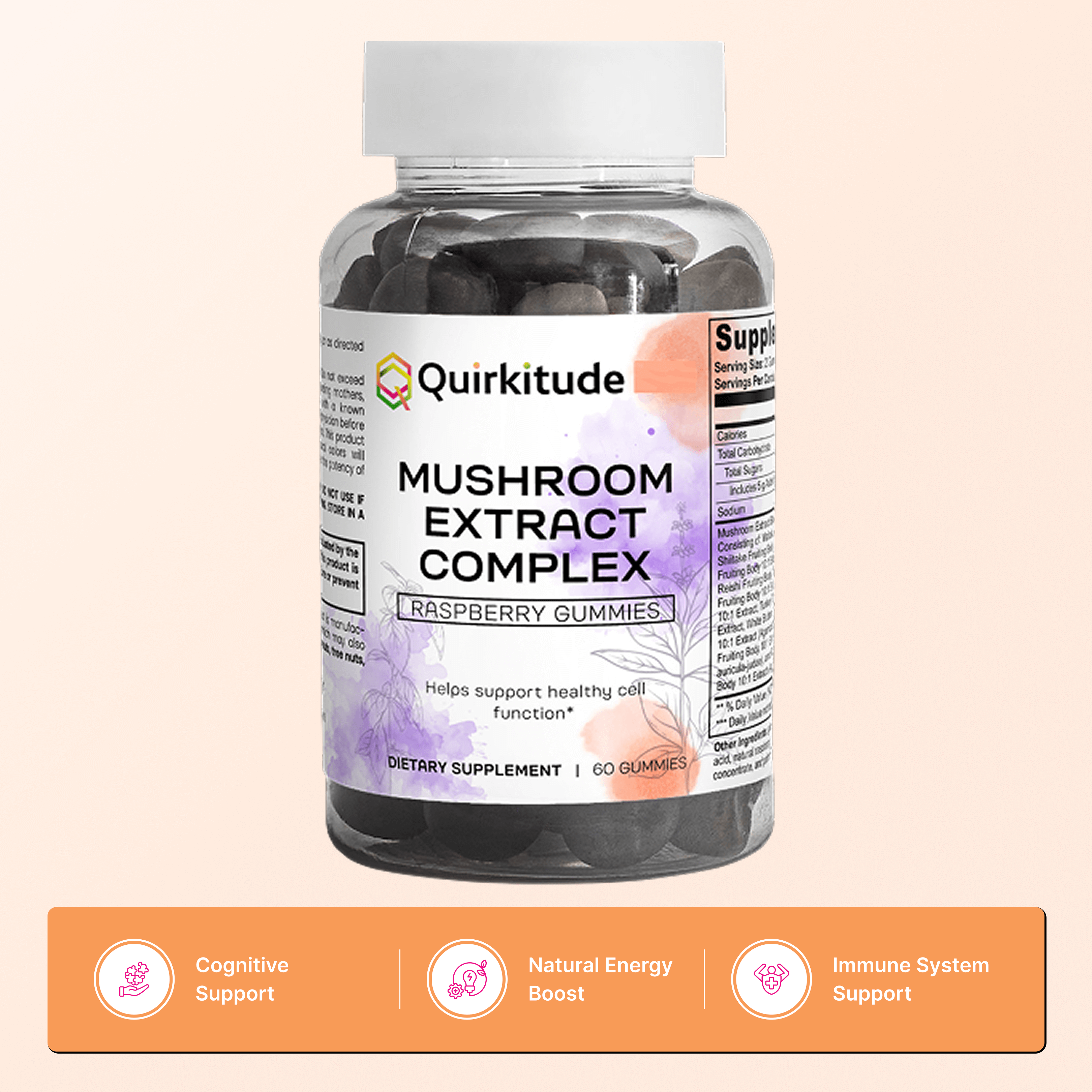 Adaptogens for Focus Gummies Supplement | Quirkitudes
