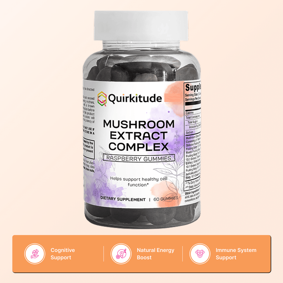 Adaptogens for Focus Gummies Supplement | Quirkitudes
