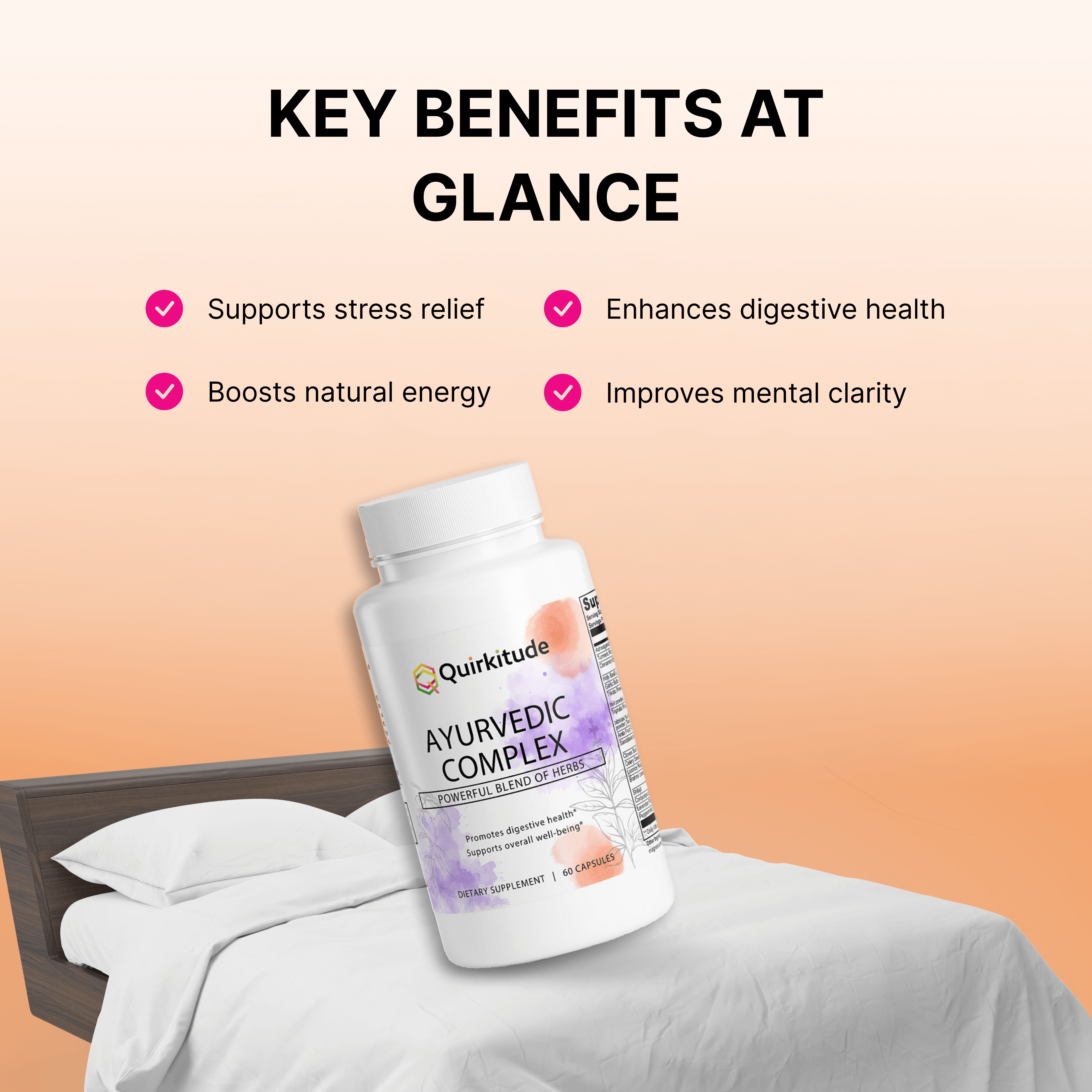 Ashwagandha for Stress Relief Supplement | Quirkitudes