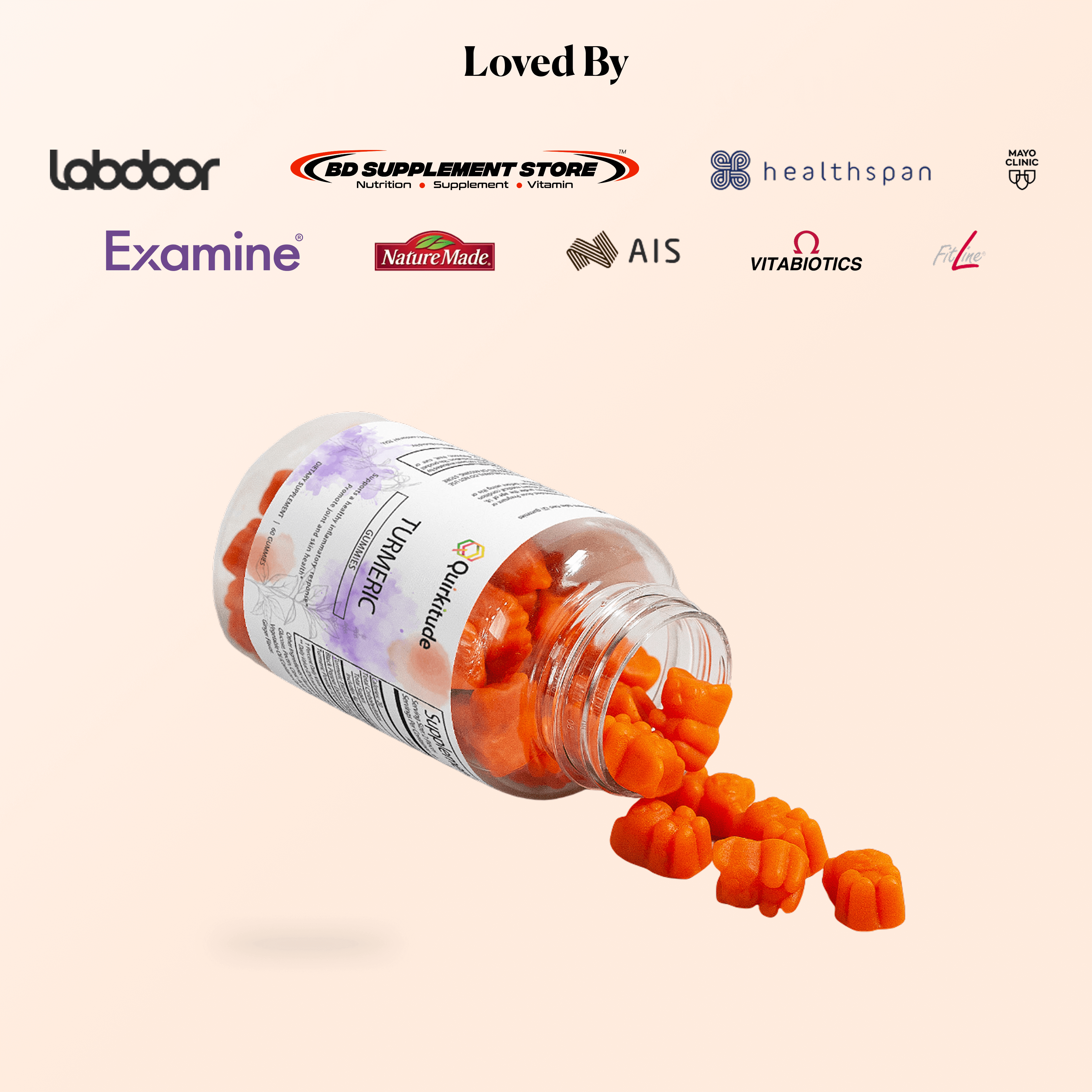 Turmeric for Inflammation Support Gummies | Quirkitudes