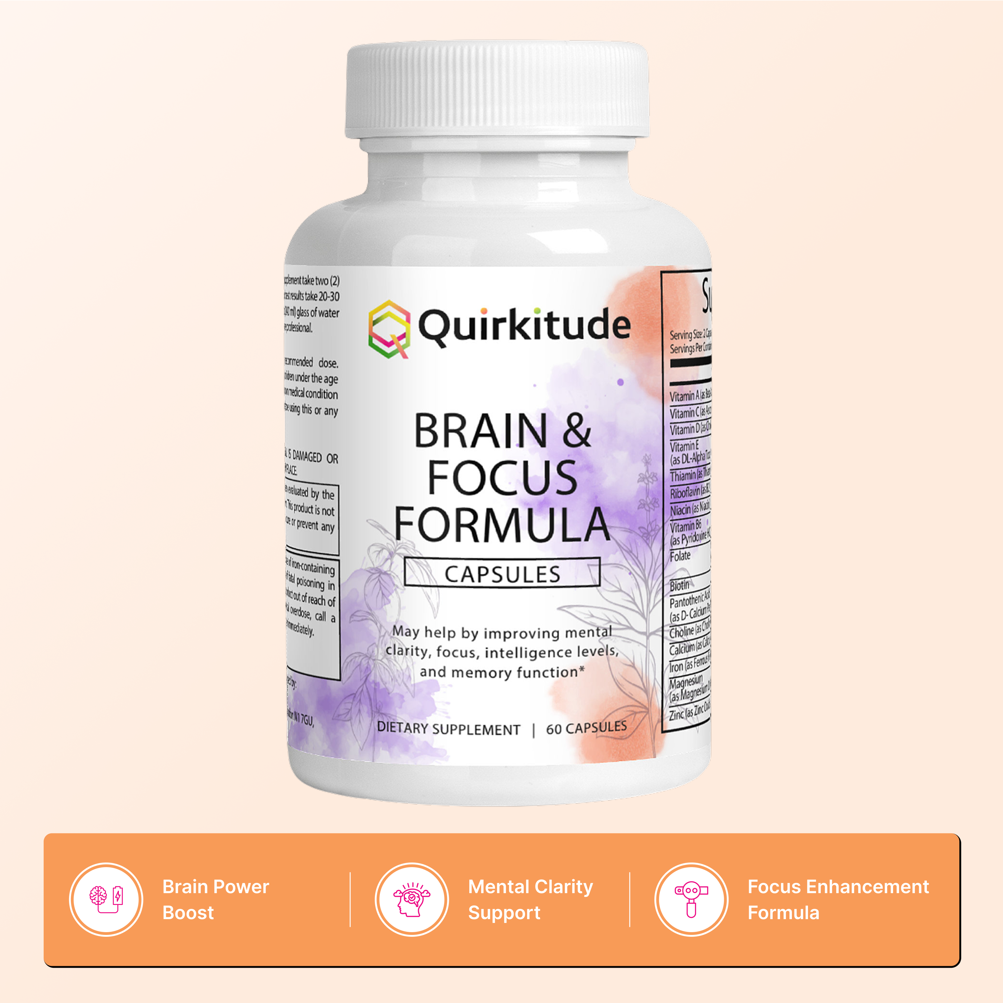 Supplements for Neurodivergent Adults Focus | Quirkitudes
